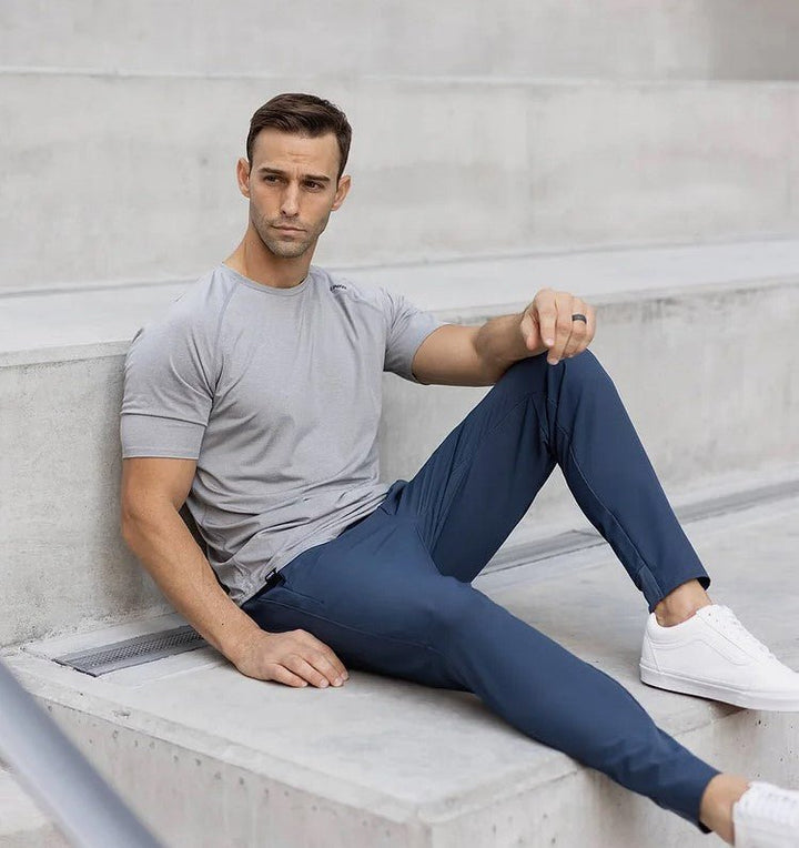 Larry | Men's Slim Fit Trouser with Drawstring