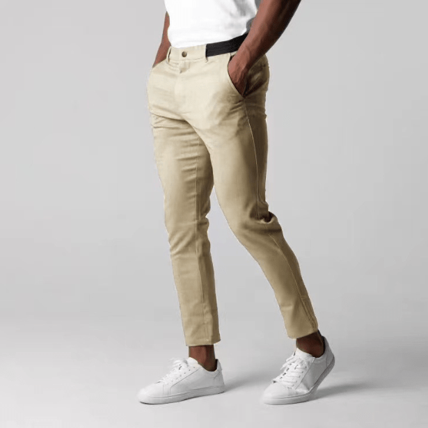 Larry | Men's Slim Fit Trouser with Drawstring