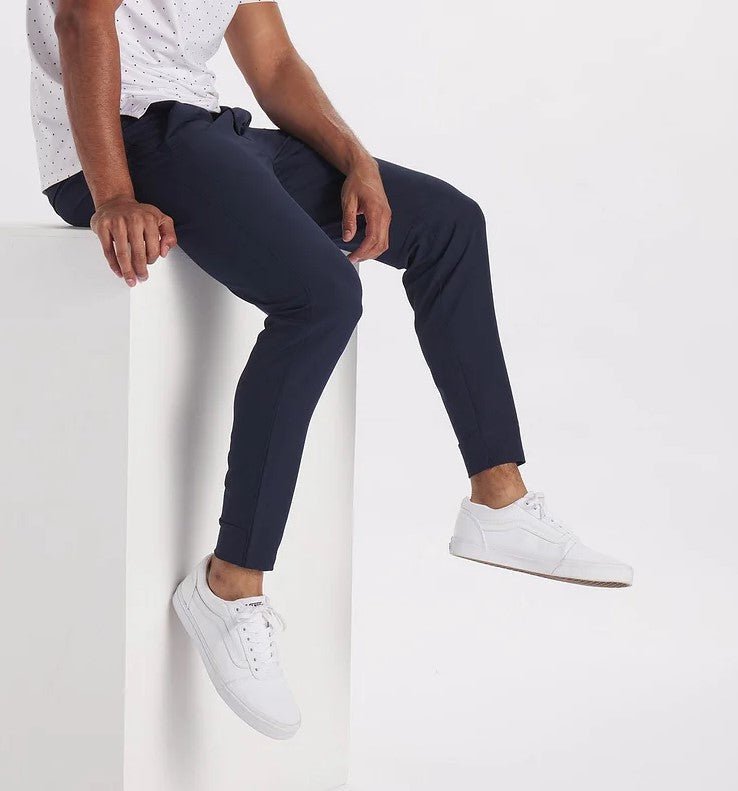 Larry | Men's Slim Fit Trouser with Drawstring