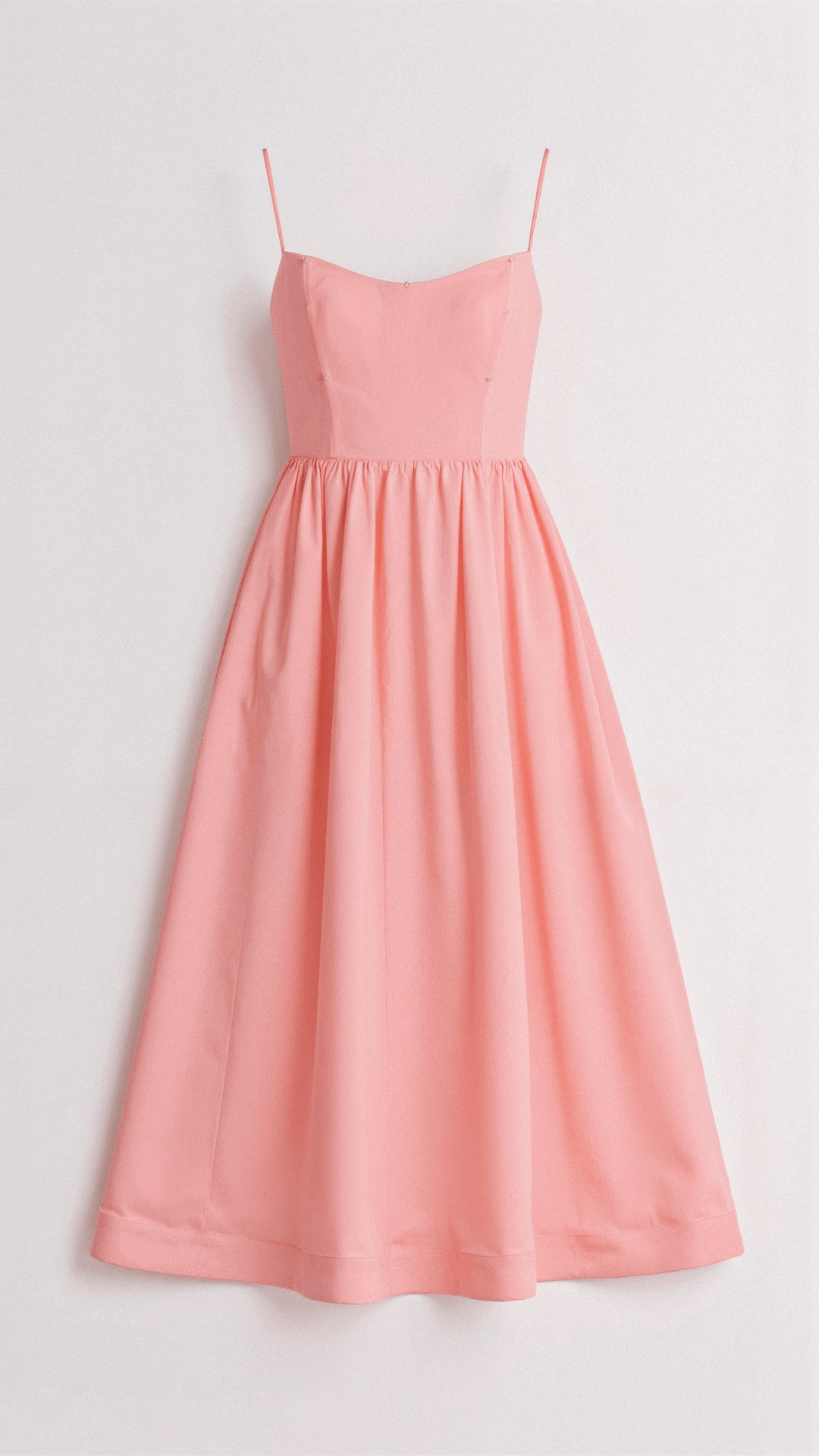 Elvara | Women's Sleeveless Spaghetti Strap Flared Midi Dress