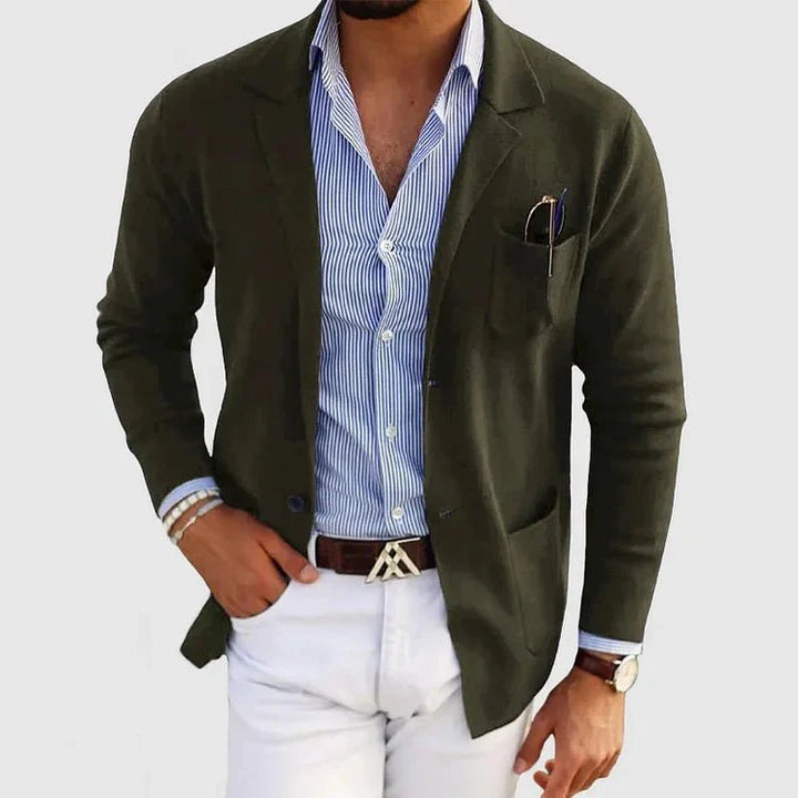 Nikko | Men's Elegant Tailored Cardigan with Pockets