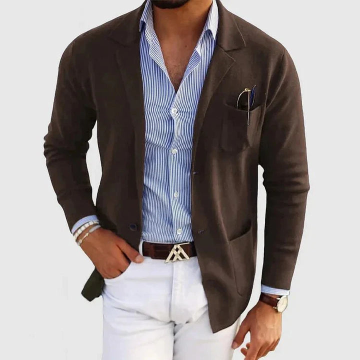 Nikko | Men's Elegant Tailored Cardigan with Pockets