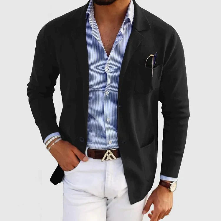 Nikko | Men's Elegant Tailored Cardigan with Pockets