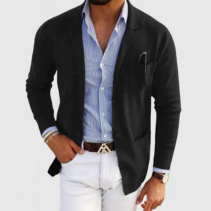 Nikko | Men's Elegant Tailored Cardigan with Pockets