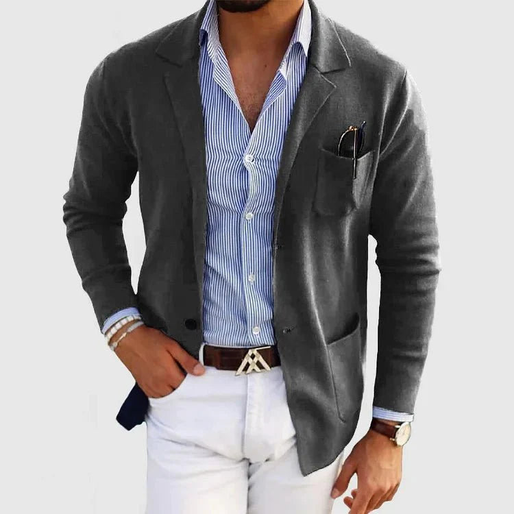 Nikko | Men's Elegant Tailored Cardigan with Pockets