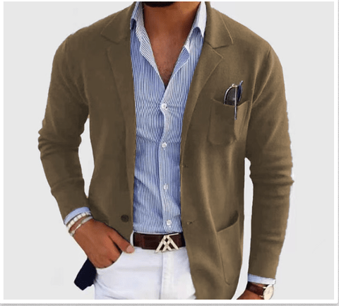 Nikko | Men's Elegant Tailored Cardigan with Pockets