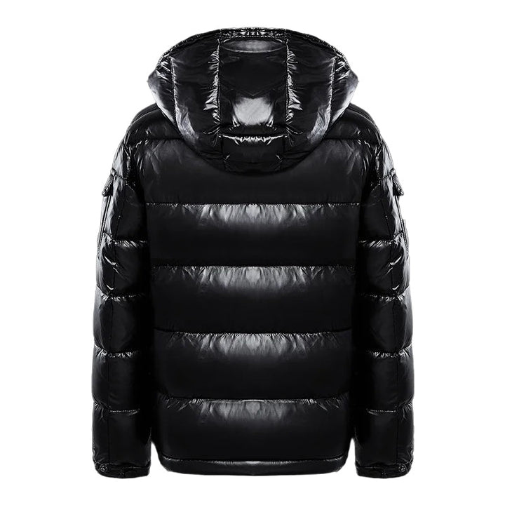 Oliver | Men's Puffer Winter Jacket with Shine Finish and Hood
