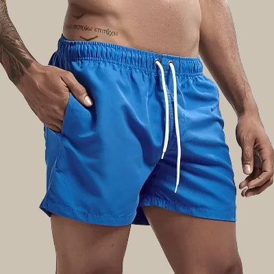 Braxon | Men's Drawstring Swim Shorts with Pockets