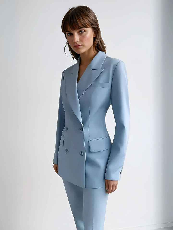 Cambria | Women’s Double-Breasted Blazer and Trousers Set