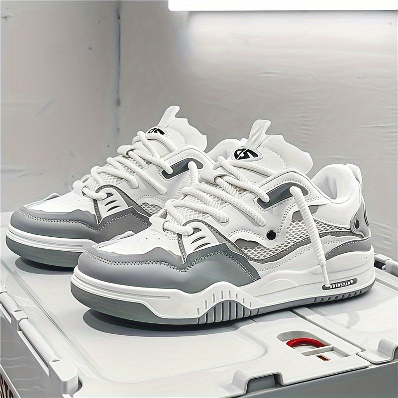 Derek | Men’s Casual Color Block Sneakers with Lace-Up