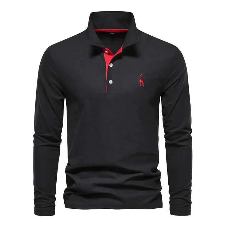 Paul | Men’s Long-Sleeve Classic Polo Shirt