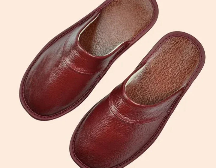 Braven | Men's Vegan Leather Slippers with Closed Toe