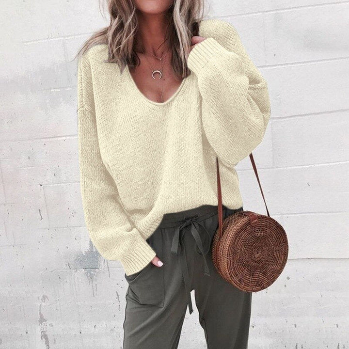 Danna | Women’s V-neck Knit Sweater