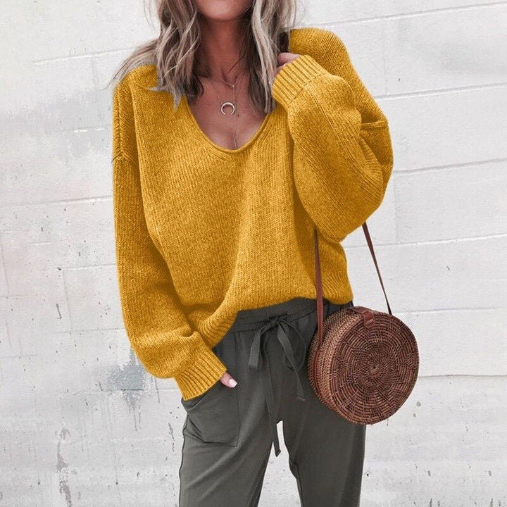 Danna | Women’s V-neck Knit Sweater